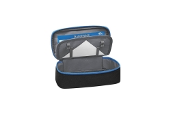 WEDO Mäppchen Schlamperbox schwarz/hellblau