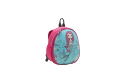 WEDO Kinder-Rucksack Meerjungfrau mit Netztaschen innen/auße