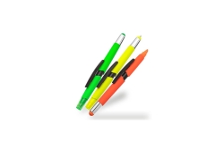WEDO Touchpen mit Kuli + Textmarker im 4er Etui f.sortiert