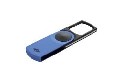 WEDO Lupe eckig beleuchtet incl. Batterien Swing it SB blau