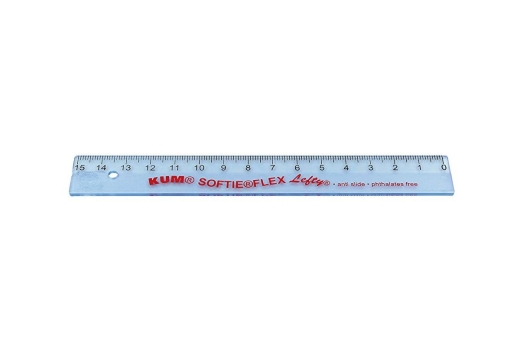 WEDO Lineal 15 cm Linkshänder KUM Lefty L1 Softie Flex