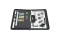 WEDO Ringbuchmappe A4 2-Ring Grau und Oxford Collegeblock