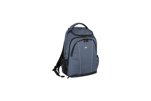 WEDO College Rucksack in denim, blaumeliert