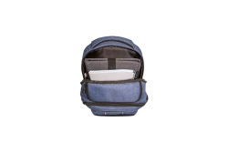 WEDO College Rucksack in denim, blaumeliert