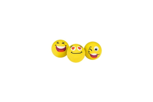 WEDO Radierer SMILEY gelb 3 Motive in einer Box