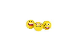 WEDO Radierer SMILEY gelb 3 Motive in einer Box