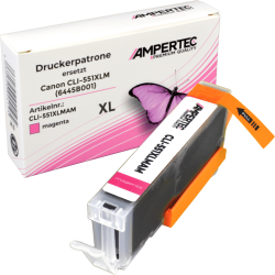 Ampertec Tinte ersetzt Canon 6445B001 CLI-551XLM magenta