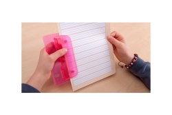 WEDO Taschenlocher 2fach pink Kunststoff in SB-Karton