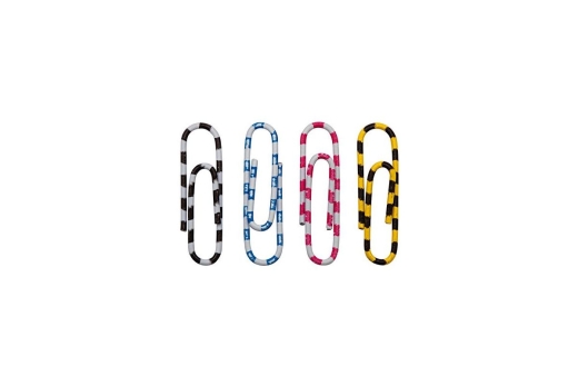 WEDO Büroklammern 27 mm Zebra in 100er SB-Dose