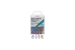 WEDO Büroklammern 27 mm Zebra in 100er SB-Dose