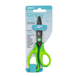 WEDO Schere GRIPY BLACK 13cm auf SB-Karte, rund
