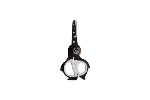 WEDO Kinderschere Bastelschere, Ekky aus Edelstahl Schwarz/W