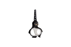 WEDO Kinderschere Bastelschere, Ekky aus Edelstahl Schwarz/W
