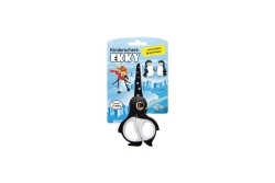 WEDO Kinderschere Bastelschere, Ekky aus Edelstahl Schwarz/W