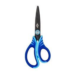 WEDO Schere GRIPY BLACK 13cm SB-Karte, spitz, farbig sort.