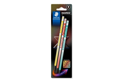 STAEDTLER Buntstifte NORIX HB x3 BK 100% PEFC retail