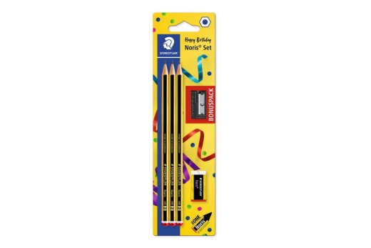 STAEDTLER Bleistift Noris HB Set BK 100% PEFC retail