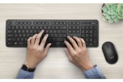 ASUS CW100 Tastatur-Maus-Set wireless schwarz