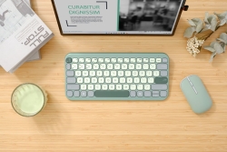 ASUS KW100 Marshmallow Tastatur grün
