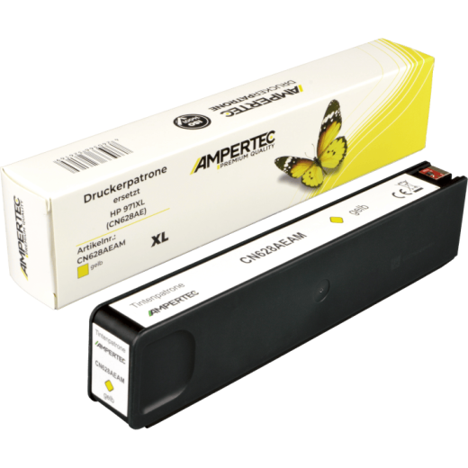 Ampertec Tinte ersetzt HP CN628AE 971XL yellow