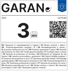 AOC 68,6cm (27) U27G4R 16:09 2xHDMI+DP+USB IPS bl./red