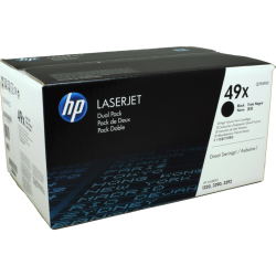 2 HP Toner Q5949XD 49X Doppelpack schwarz
