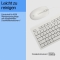 HP Tastatur+Maus 225 Set Kabelgebunden Weiß