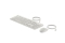 HP Tastatur+Maus 225 Set Kabelgebunden Weiß