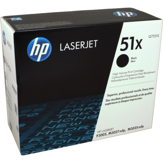 HP Toner Q7551X 51X schwarz