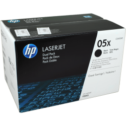 2 HP Toner CE505XD 05X Doppelpack schwarz