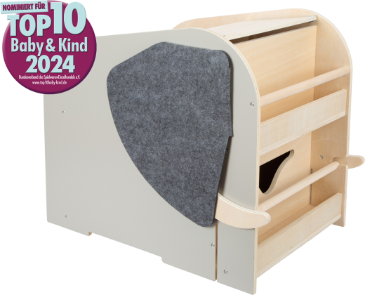 Spielzeugbox mit Sitz und Rollen Elefant „Wildlife“