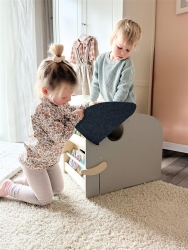 Spielzeugbox mit Sitz und Rollen Elefant „Wildlife“