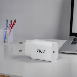 Club3D Lifestyle Ladegerät USB-C 30Watt, 2Stk weiß retail