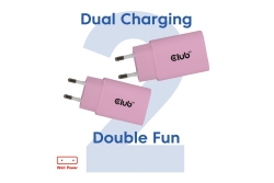 Club3D Lifestyle Ladegerät USB-C 30Watt, 2Stk pink...