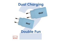 Club3D Lifestyle Ladegerät USB-C 30Watt, 2Stk blau...