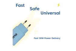 Club3D Lifestyle Ladegerät USB-C 30Watt, 2Stk blau retail