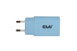 Club3D Lifestyle Ladegerät USB-C 30Watt, 2Stk blau retail