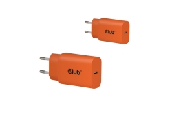 Club3D Lifestyle Ladegerät USB-C 30Watt, 2Stk orange...