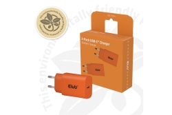 Club3D Lifestyle Ladegerät USB-C 30Watt, 2Stk orange retail