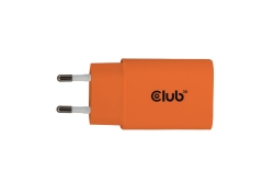 Club3D Lifestyle Ladegerät USB-C 30Watt, 2Stk orange retail