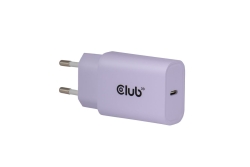 Club3D Lifestyle Ladegerät USB-C 30Watt, 2Stk lila retail