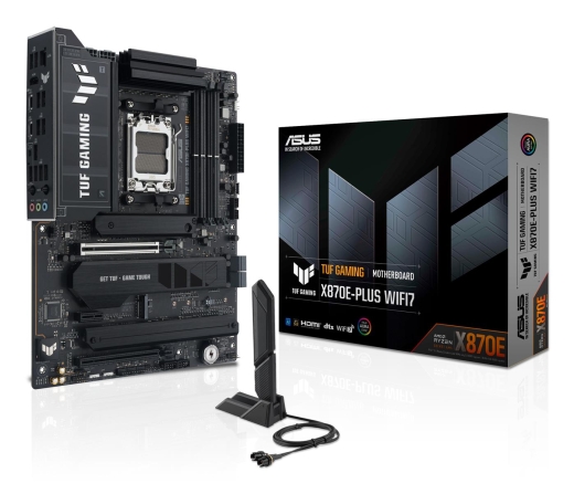 ASUS TUF GAMING X870E-PLUS WIFI7 (AMD,AM5,DDR5,ATX)