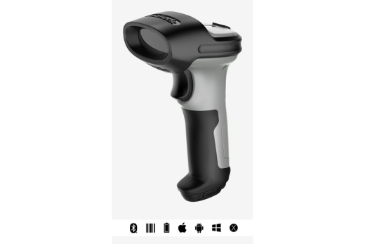 inateck Barcodescanner 70 Gray Kit Wireless 1D