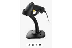 Inateck BCST-33 Black 1D Barcode Scanner, kabelgebunden, USB