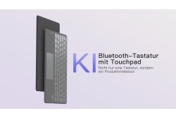 inateck Keyboard Tablet QWERTZ gray