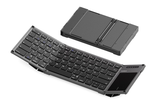inateck Keyboard Tablet QWERTZ steel gray