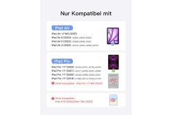 inateck Keyboard iPad 11 iPad Air 4/5Gen.Com. QWERTZ purple