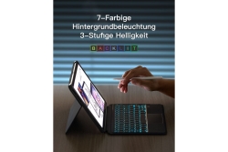 inateck Keyboard iPad 11 iPad Air 4/5Gen.Com. QWERTZ purple