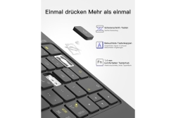 inateck Keyboard iPad 11 iPad Air 4/7Gen. Com. QWERTZ black