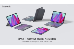 inateck Keyboard iPad 13 iPad Pro 3/6 Gen. Com. QWERTZ gray